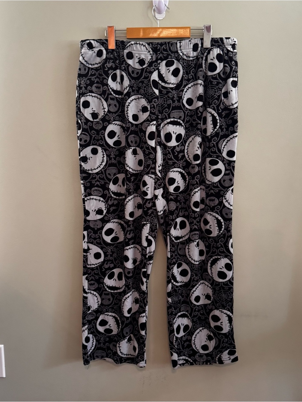 Disney Nightmare Before Christmas Jack Skellington Fleece Pajama Pants Womens XL